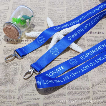 ID card holder lanyard with double j hook